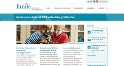 Desktop Screenshot of emile-montessori.de