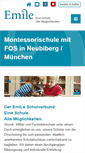 Mobile Screenshot of emile-montessori.de